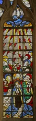 Window depicting the Apostles at Pentecost